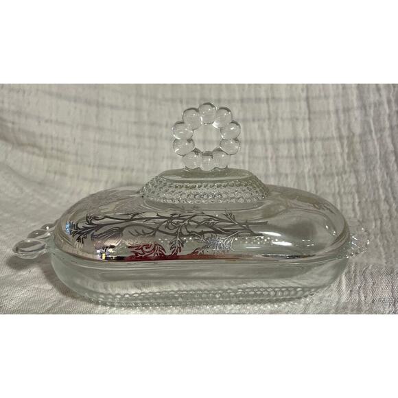 vintage covered butter dish by Duncan Miller - Picture 1 of 6